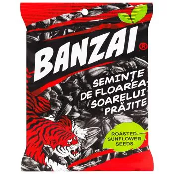 BANZAI Semințe de floarea soarelui fără sare 100g