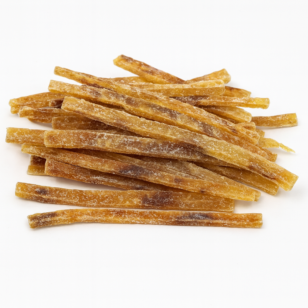 Pollock sticksuri, sărat, uscat, ≈ 200g