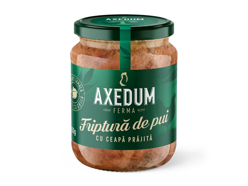 Friptură de pui Axedum cu ceapă prăjită 450g