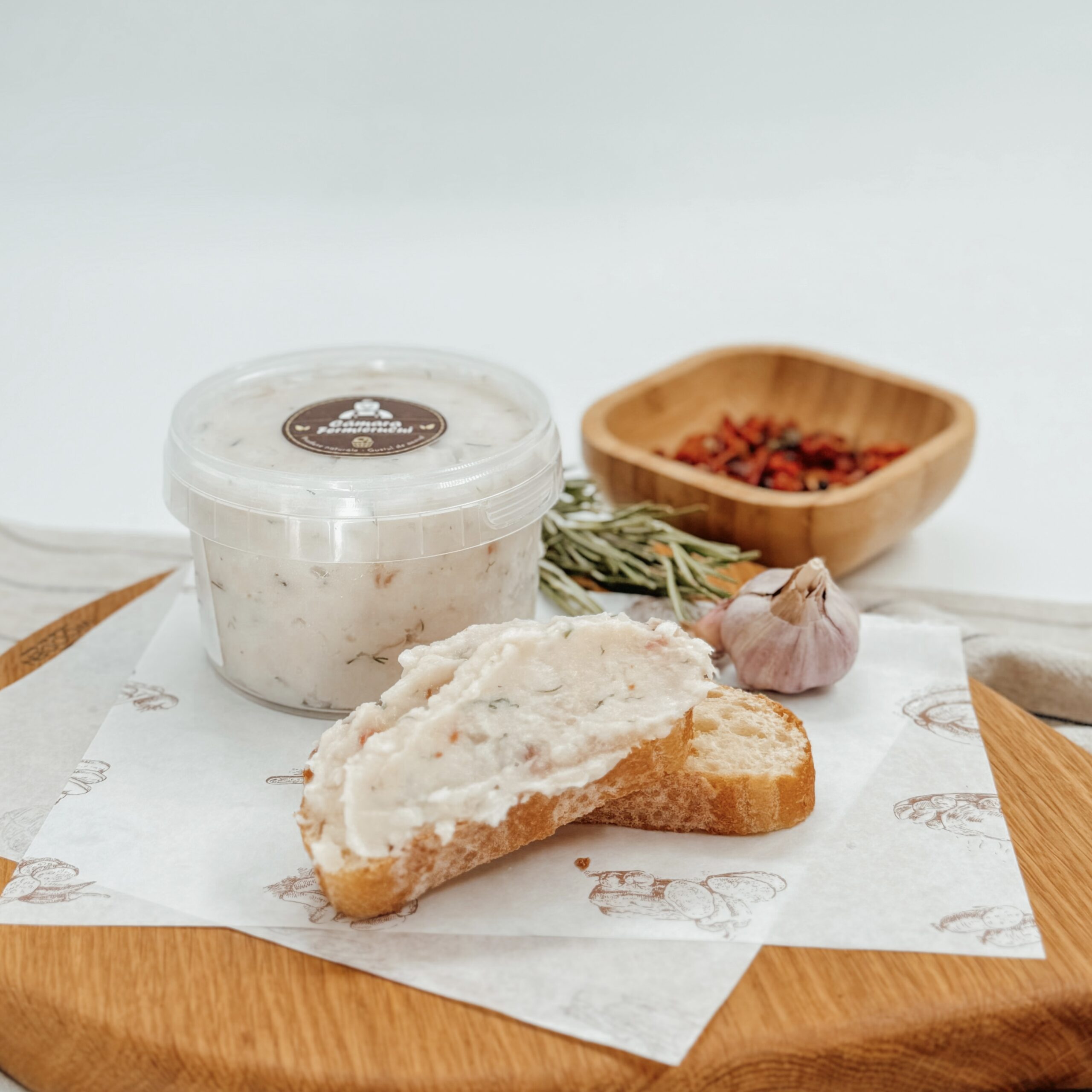 Slănină tocată caserolă mică