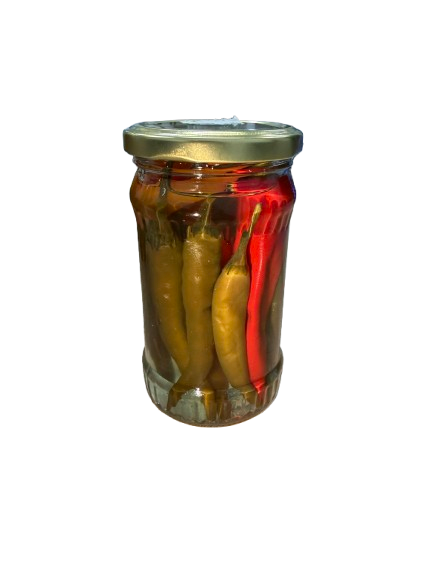 Ardei picanți murați de casă 370g