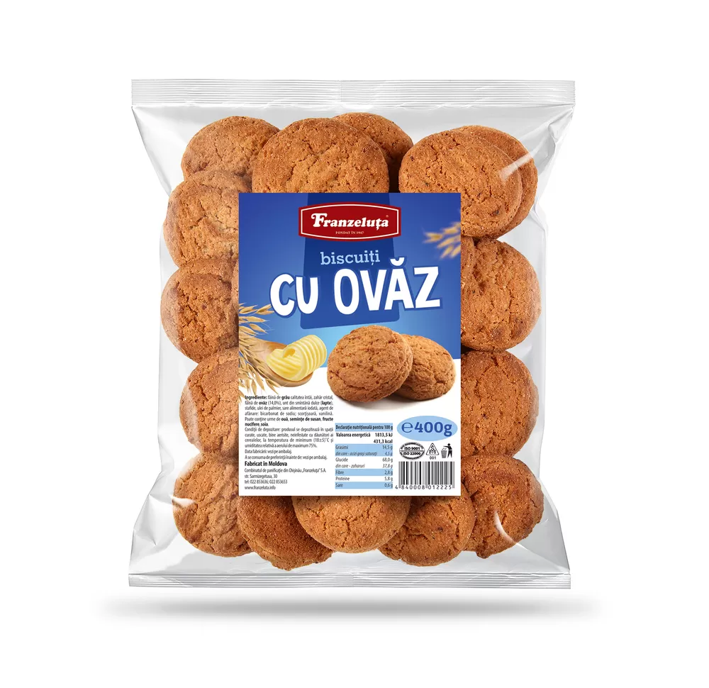 Franzeluța biscuiți cu ovăz 400g