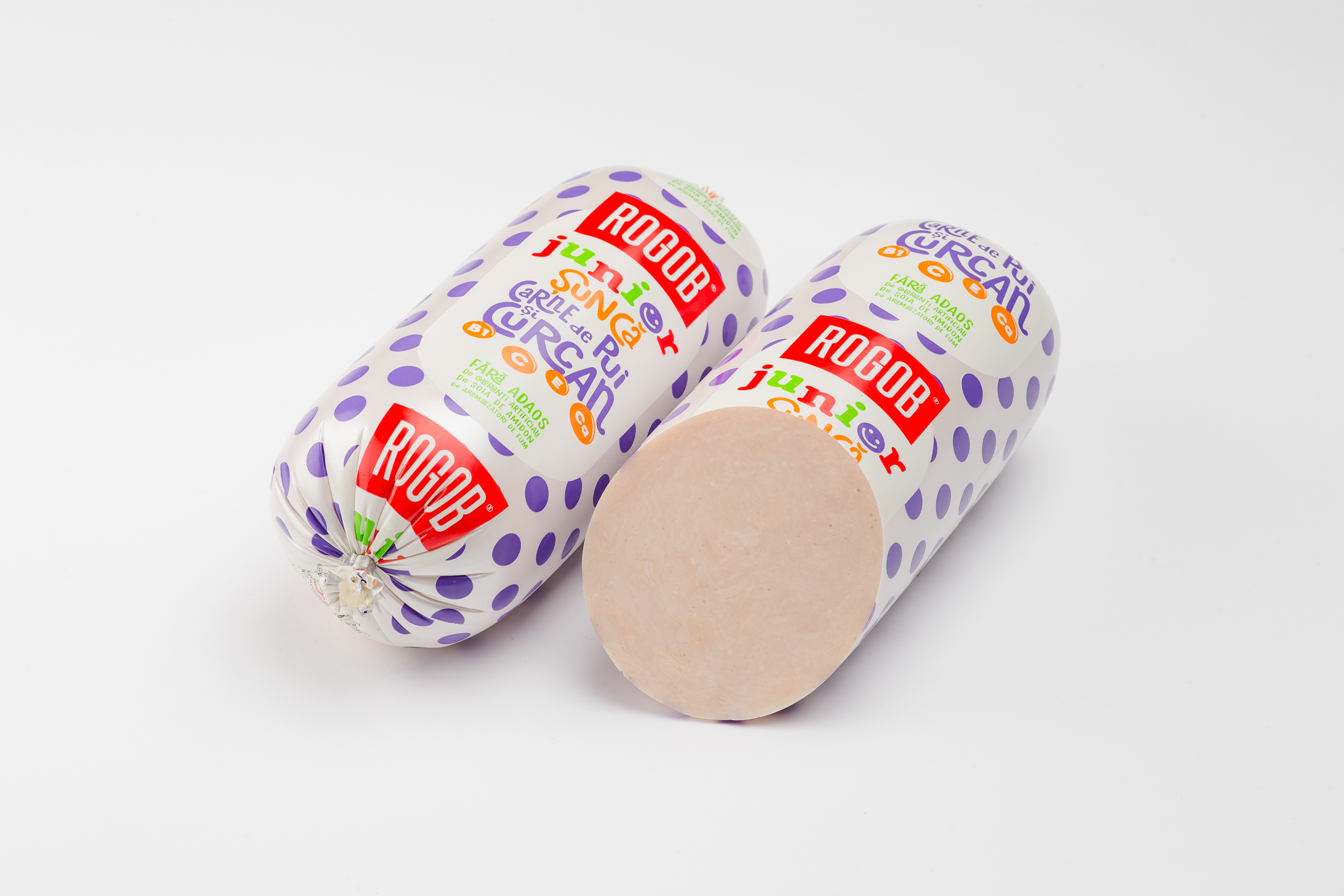 Rogob șuncă junior pui curcan 800g